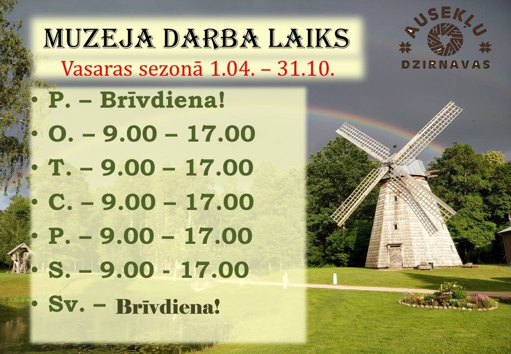 Muzeja darba laiks